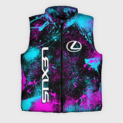 Мужской жилет Lexus - неоновые брызги