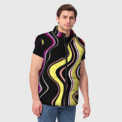 Мужской жилет Дисгармония, цвет: 3D-черный — фото 2