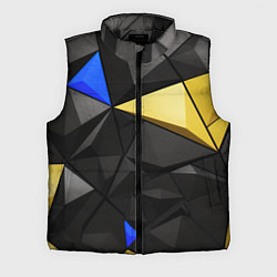 Мужской жилет Black yellow elements
