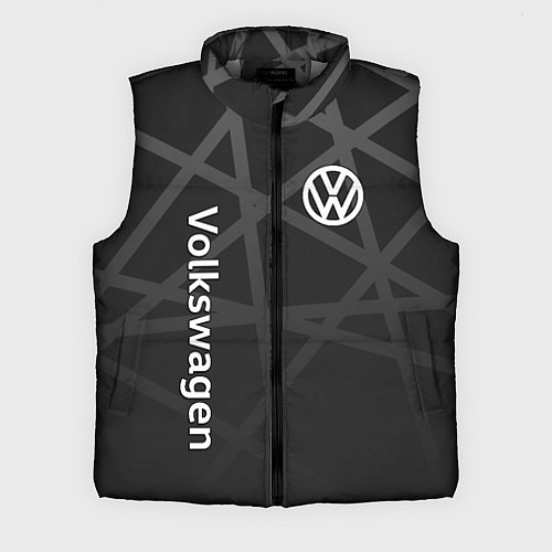 Мужской жилет Volkswagen - classic black / 3D-Светло-серый – фото 1