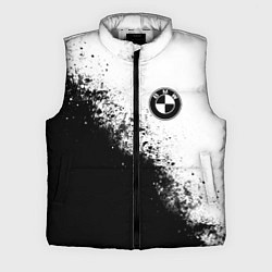 Мужской жилет BMW - black and white, цвет: 3D-светло-серый