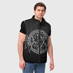 Мужской жилет Touhou Project Эмблема Фландр Скарлет, цвет: 3D-черный — фото 2