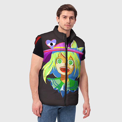 Мужской жилет Touhou Project Койши Комейдзи / 3D-Красный – фото 3