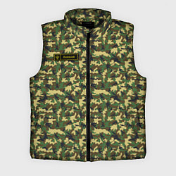 Мужской жилет Камуфляж флора - Алексей, цвет: 3D-черный