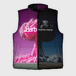 Мужской жилет Barbenheimer - meme - nuclear explosion, цвет: 3D-черный