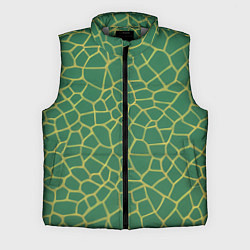 Мужской жилет Зелёная текстура - нейросеть, цвет: 3D-светло-серый