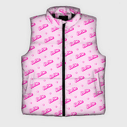 Мужской жилет Паттерн - Барби и сердечки, цвет: 3D-черный