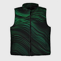 Мужской жилет Dark green texture