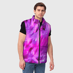 Мужской жилет Розовая слизь, цвет: 3D-черный — фото 2