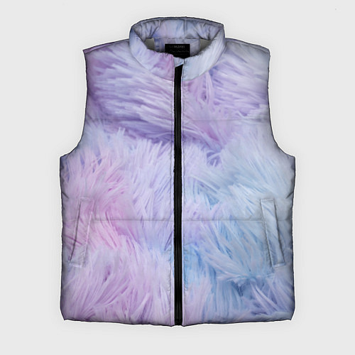 Мужской жилет Розово-голубая шерсть / 3D-Светло-серый – фото 1
