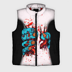 Мужской жилет Сжимающая рука, цвет: 3D-красный