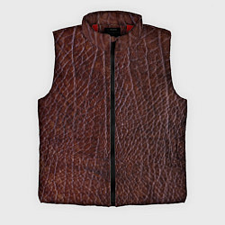 Мужской жилет Текстура коричневой кожи, цвет: 3D-красный