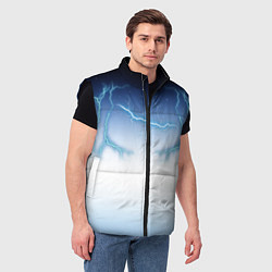 Мужской жилет Молниеносный разряд, цвет: 3D-черный — фото 2