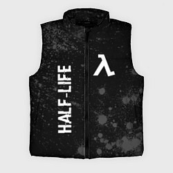 Мужской жилет Half-Life glitch на темном фоне вертикально, цвет: 3D-черный