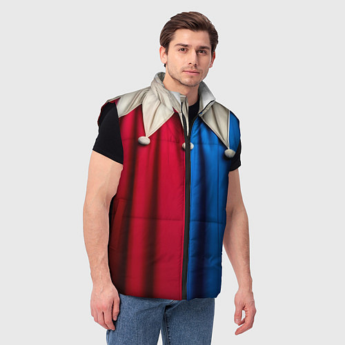 Мужской жилет Костюм шута наряд / 3D-Черный – фото 3