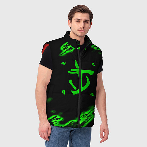 Мужской жилет Doom symbol game / 3D-Красный – фото 3