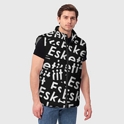 Мужской жилет Esskeetit rap, цвет: 3D-светло-серый — фото 2
