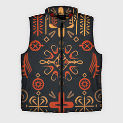 Мужской жилет Орнамент в славянском стиле, цвет: 3D-красный