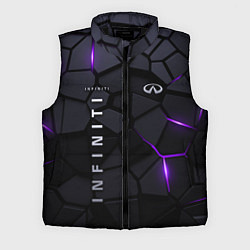 Мужской жилет Infiniti - плиты с эффектом свечения, цвет: 3D-черный