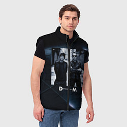 Мужской жилет Depeche Mode - Мартин и Дэйв, цвет: 3D-черный — фото 2
