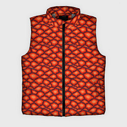 Мужской жилет Чешуя огненного дракона, цвет: 3D-светло-серый