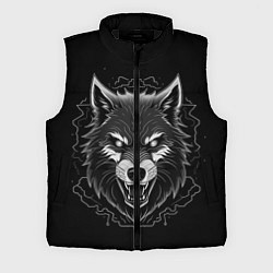 Мужской жилет Серый хищник, цвет: 3D-черный