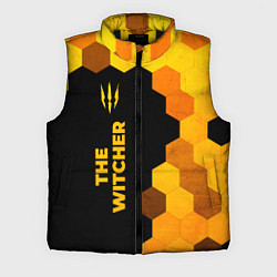 Мужской жилет The Witcher - gold gradient по-вертикали, цвет: 3D-черный