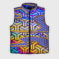 Мужской жилет Ядовитое кимоно: асаноха в тумане, цвет: 3D-черный