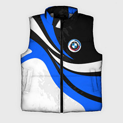 Мужской жилет BMW - синяя абстракция
