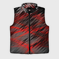 Мужской жилет Красные полосы надрезы, цвет: 3D-красный