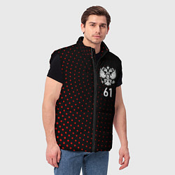 Мужской жилет Точки: Ростовская область, цвет: 3D-черный — фото 2