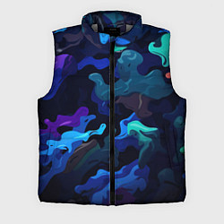 Мужской жилет Камуфляж из разноцветных красок, цвет: 3D-светло-серый