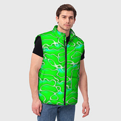 Мужской жилет Светло-зеленый камуфляж, цвет: 3D-черный — фото 2