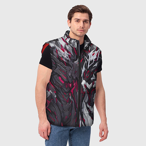 Мужской жилет Адская броня / 3D-Красный – фото 3