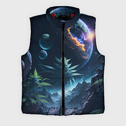 Мужской жилет Вид на землю с другой планеты