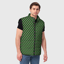 Мужской жилет Драконий шестигранник, цвет: 3D-черный — фото 2