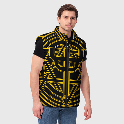 Мужской жилет Invincible Shield icon - Judas Priest / 3D-Черный – фото 3