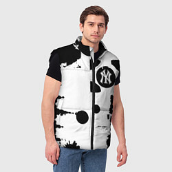 Мужской жилет New York yankees - baseball team pattern, цвет: 3D-черный — фото 2