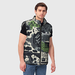 Мужской жилет Counter Strike go - pattern, цвет: 3D-светло-серый — фото 2