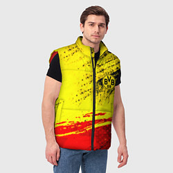 Мужской жилет Borussia color краски спорт, цвет: 3D-красный — фото 2
