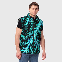 Мужской жилет Разряды электричества Tie Dye, цвет: 3D-светло-серый — фото 2