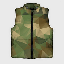 Мужской жилет Камуфляжный геометрический паттерн, цвет: 3D-светло-серый
