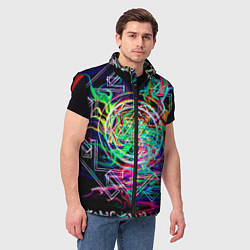 Мужской жилет Шри янтра, цвет: 3D-красный — фото 2