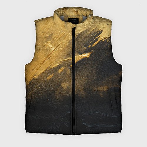 Мужской жилет Золотое напыление на черном / 3D-Светло-серый – фото 1