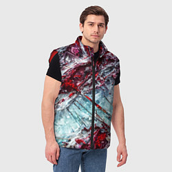 Мужской жилет Лёд и кровь, цвет: 3D-красный — фото 2