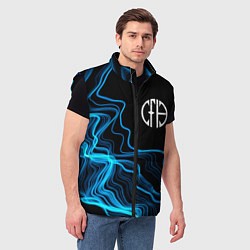 Мужской жилет Pantera sound wave, цвет: 3D-черный — фото 2