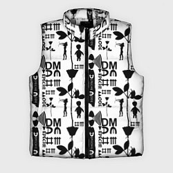 Мужской жилет Depeche Mode DM music, цвет: 3D-светло-серый
