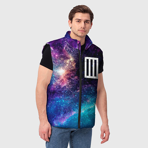 Мужской жилет Paramore space rock / 3D-Черный – фото 3