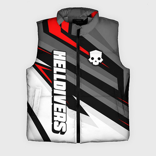 Мужской жилет Helldivers 2: Skull Logo / 3D-Светло-серый – фото 1
