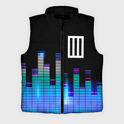 Мужской жилет Paramore эквалайзер, цвет: 3D-черный